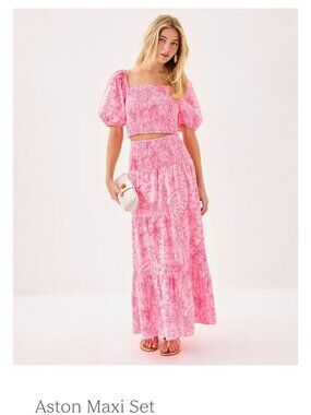 SOLD OUT NWT:Lilly Pulitzer Aston Maxi Set (Size L)